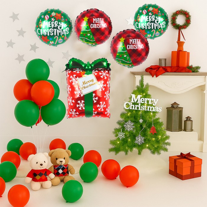 파티쇼 크리스마스 홈 파티 풍선 세트