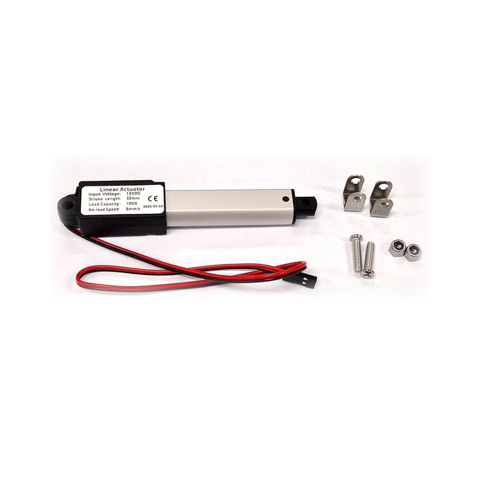 소형 리니어 모터 12V 엑츌레이터 모터 50mm, 1개