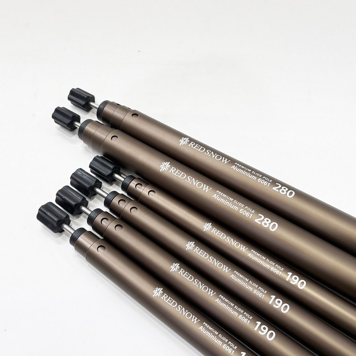 레드스노우 국산 슬라이드폴대 풀셋 10cm 단위 높이조절 신형