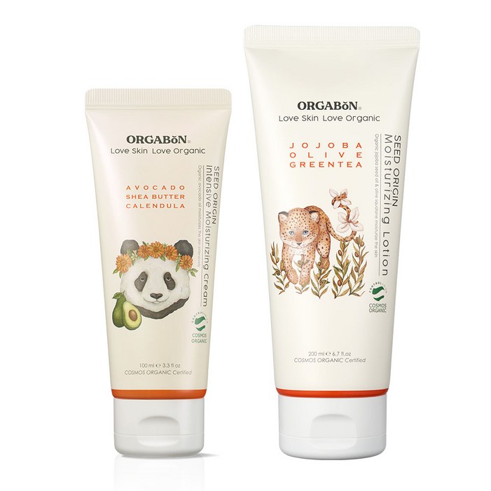 오가본 아기 보습세트 수분로션보습크림, 1세트