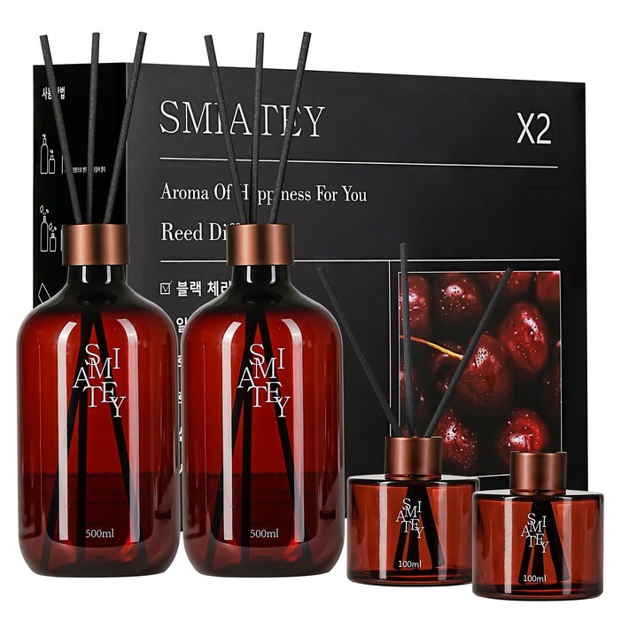 스미어티 디퓨저 대용량 실내 방향제 리필액 선물 세트 500ml