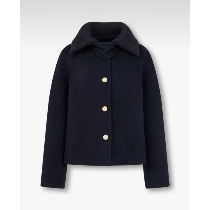 보브 니트 카라 트윌 모직 자켓 7124410503 뉴코아일산