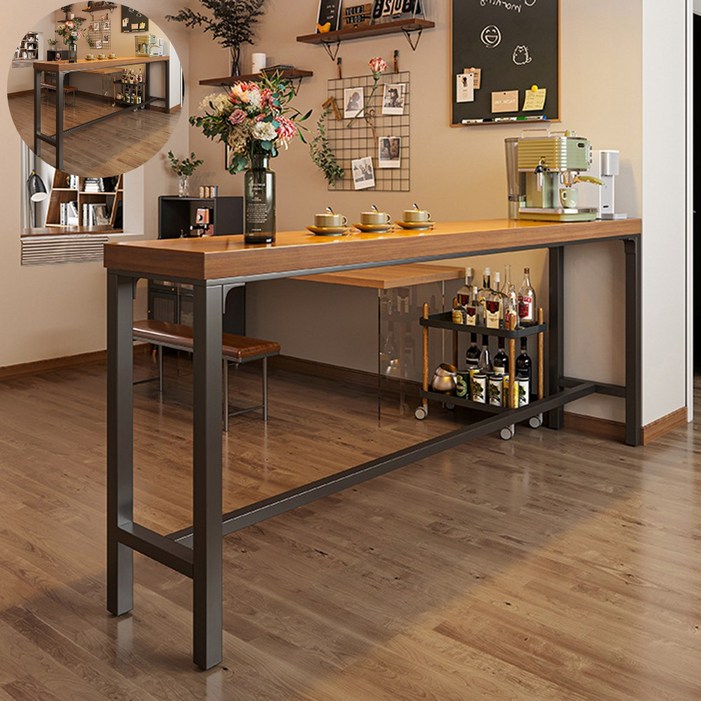 홈바테이블 120X40X75cm 슬림테이블