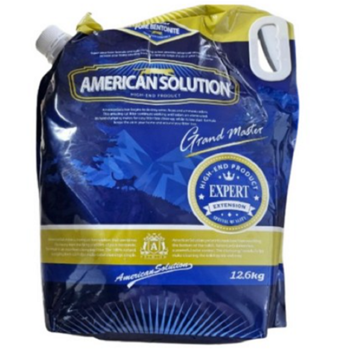아메리칸솔루션 그랜드마스터 프리미엄 대용량 벤토나이트 고양이모래