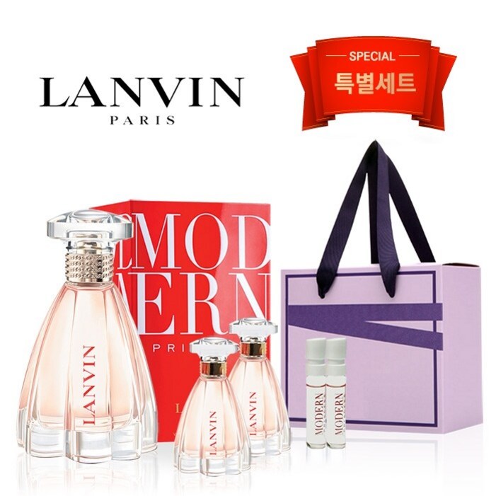 랑방 모던 프린세스 오드퍼퓸 60ml 특별세트 본품미니2개스틱2개케이스