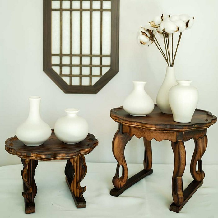 차렌시아 달항아리 세라믹 도자기 화병 화이트 무광 5 design