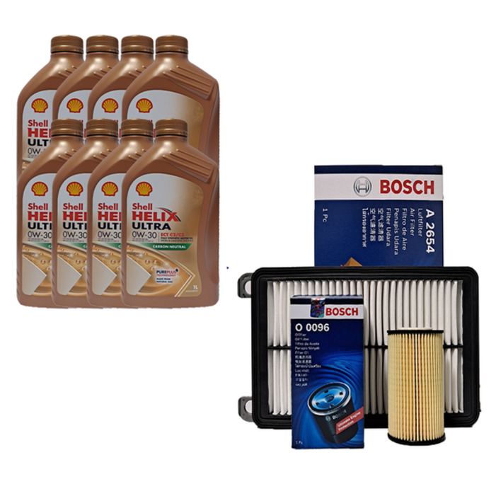 Shell올뉴투싼 2.0 디젤 쉘 힐릭스 울트라 ECT C2C3 0W30 엔진오일세트