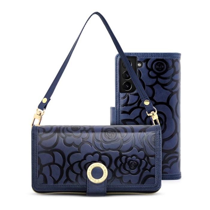 버핏 에스엠씨 베르사유 클러치 다이어리 휴대폰 케이스  핸드 스트랩 세트