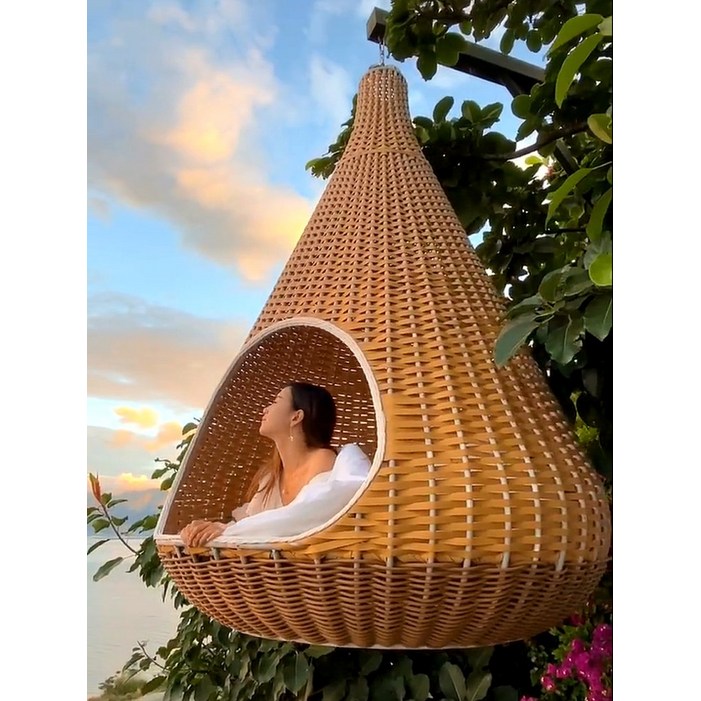 실내외 발코니 정원용 이중 그네의자 흔들의자 스윙체어, 스타일 L 1.8m 해먹