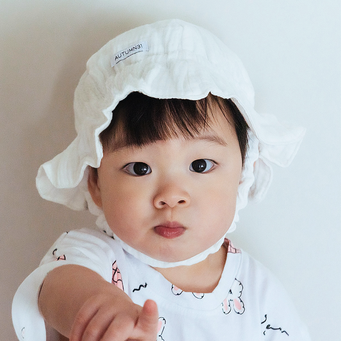 어텀31 아기 거즈햇 벙거지 데일리 모자