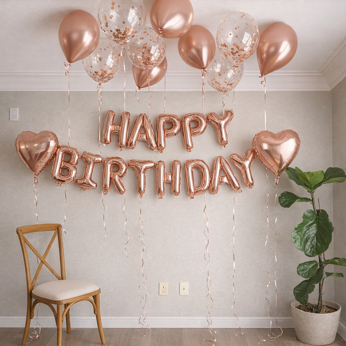 루이쉘 해피벌스데이 파티 이벤트 풍선세트손펌프