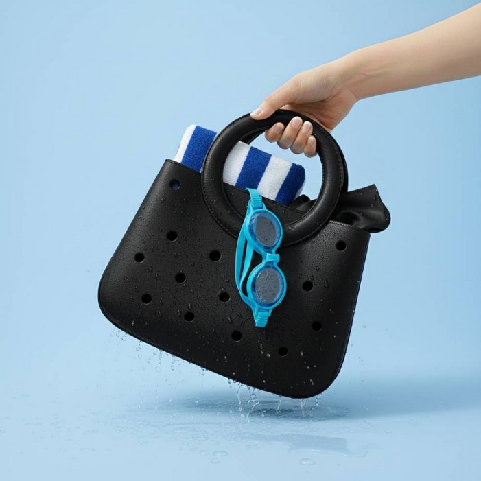 테르오 필요한 것만 쏙 EVA 목욕 바구니, 블랙