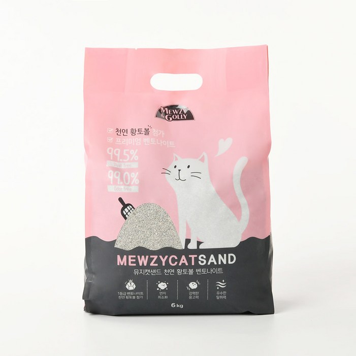 뮤지캣샌드 황토볼 고양이모래 6kg 뮤지캣샌드 황토볼 고양이모래 6kg