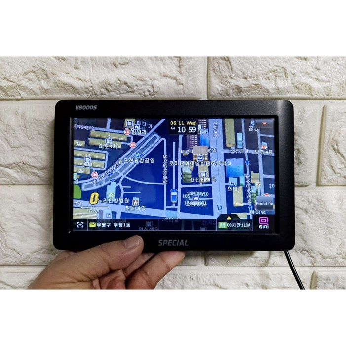 중고 에스오씨 V8000S 지니맵 2D 8GB 7인치 내비게이션