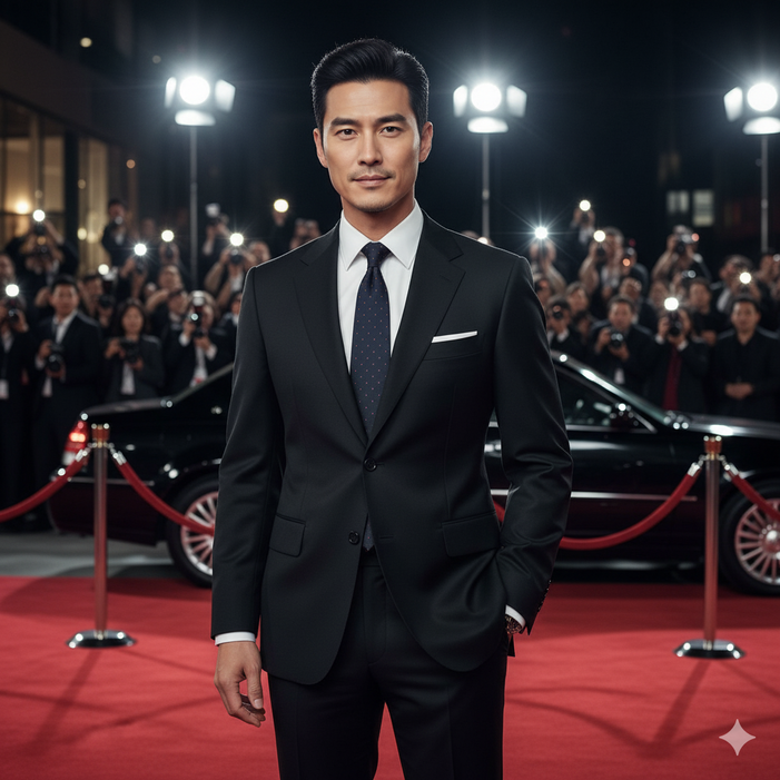 파크랜드 정장 가을 겨울 남자 정장 결혼식 면접 편안한 블랙 검정 슈트 애플틴 M231