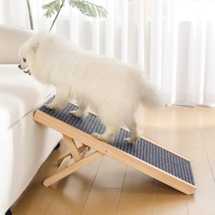 레브펫 반려동물 슬라이드 올라램프 스텝, 1개, 우드