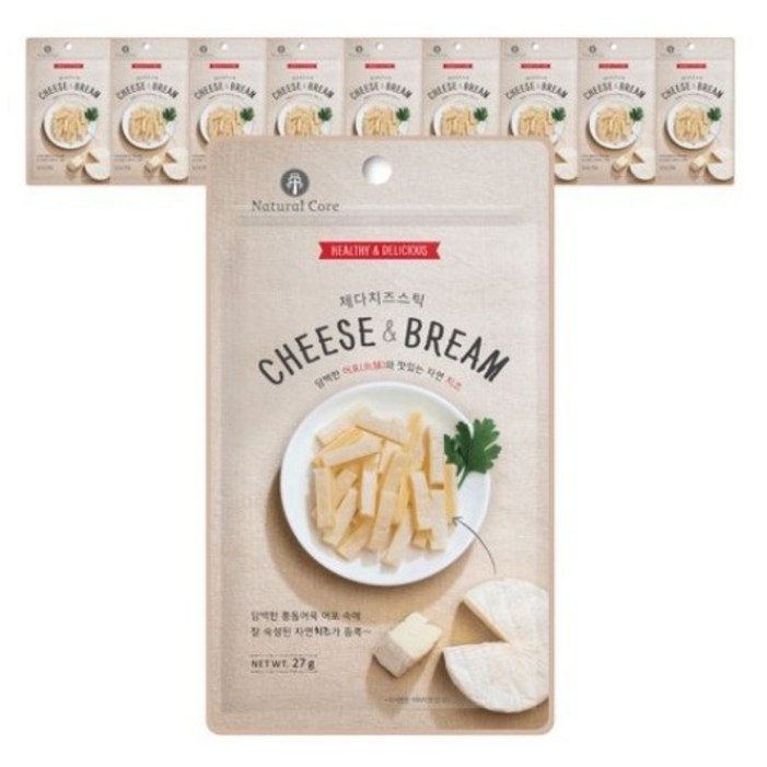네츄럴코어 강아지 치즈 영양간식, 치즈  브림, 27g, 70개