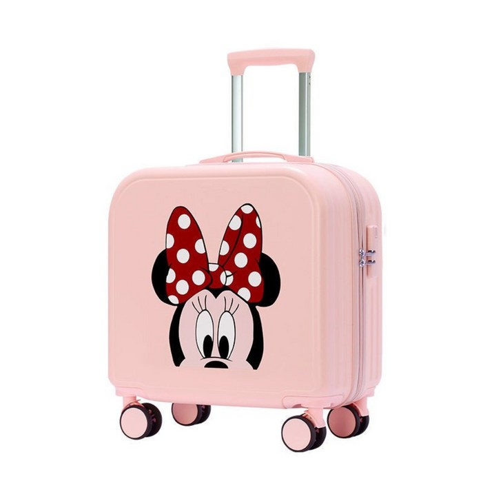 어린이 18인치 캐리어 미니 1박 여행 소형 캐릭터 잠금