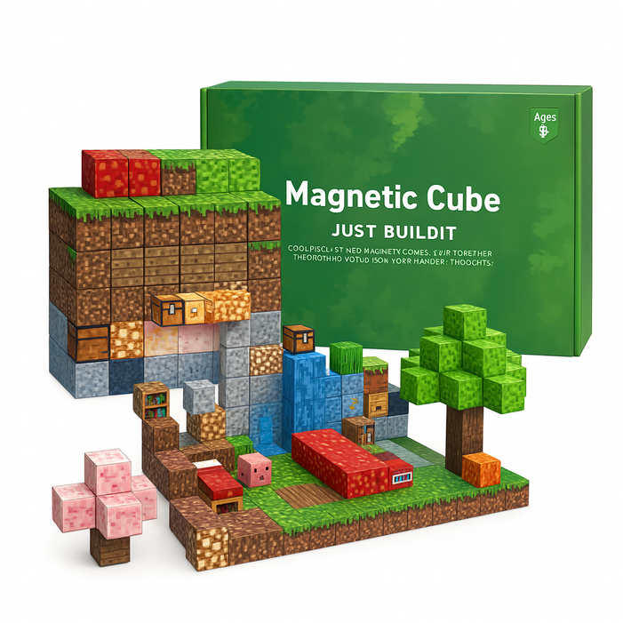 마크 대용량 500 200 마그네틱 자석 랜덤 블럭 픽셀 자석 초등남아 장난감