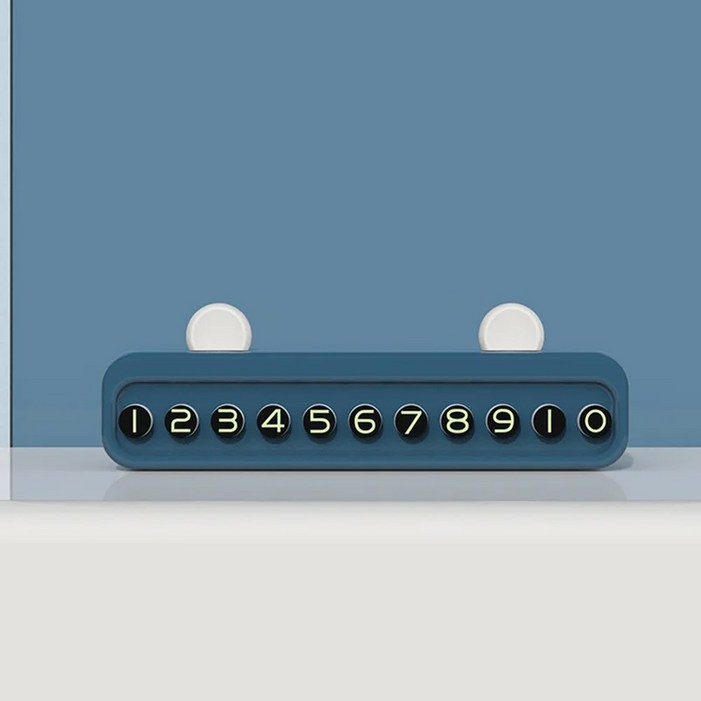 주차 표지판, 휴대폰 임시 번호 창의적이고 개인화된 모바일 카드