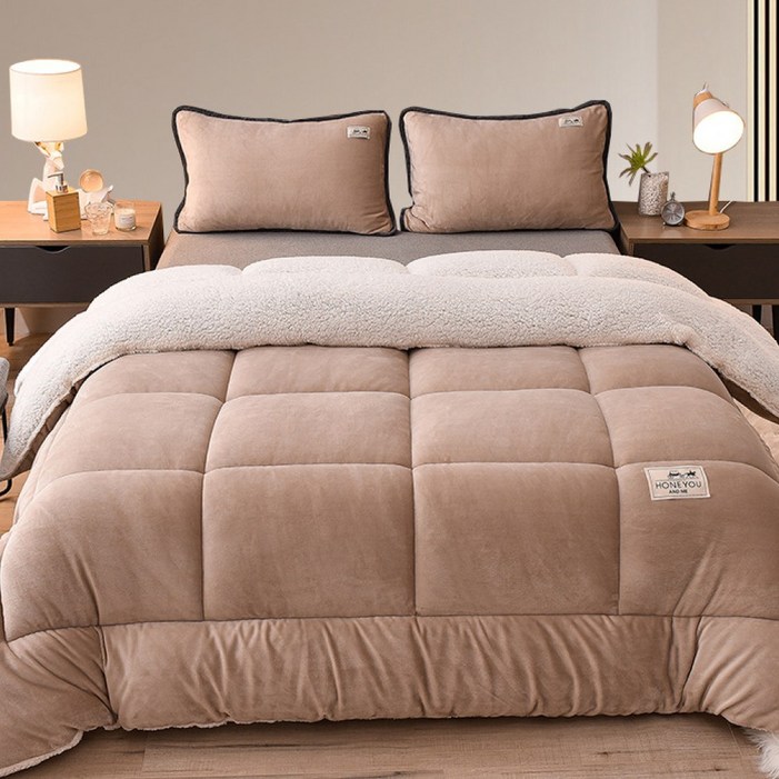 포근랩 양털 캐시미어 두꺼운 겨울이불 극세사