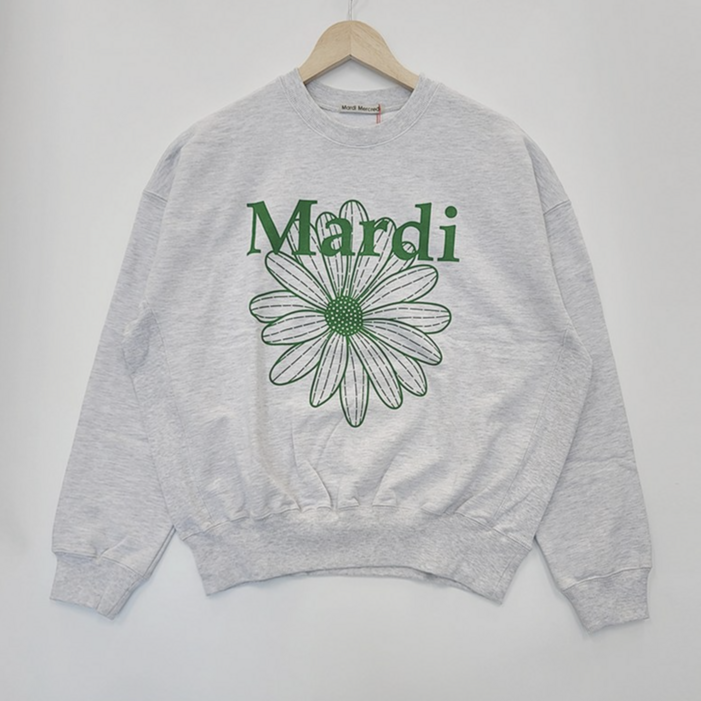 마르디메크르디 맨투맨꽃 플라워 스웻셔츠