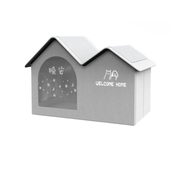 가온라이프 반려동물 냉난방하우스 4계절용 하우스 길고양이 겨울집 특대, 1개, 프레임X