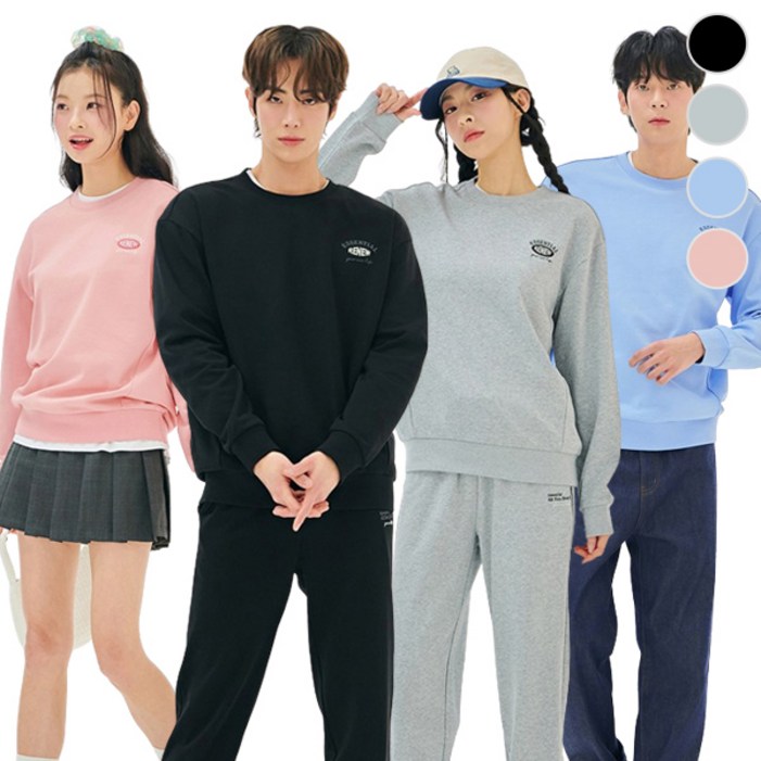 [체이스컬트] (본사직영)공용 Essential 맨투맨 T-SHIRT_4Color