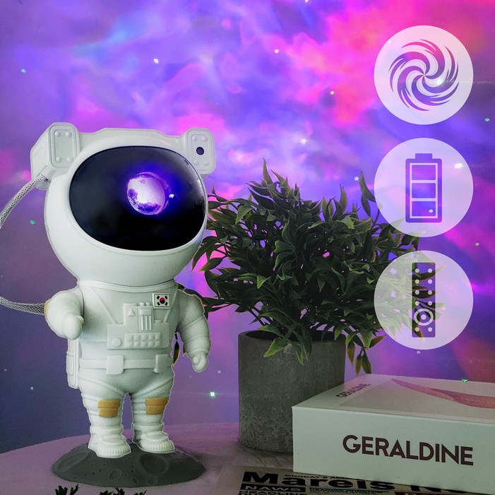 JJBB 오로라 무드등 K 우주인 조명 취침등 수면등 램프