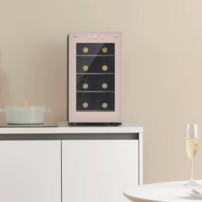 LG와인셀러 W0082GCB 디오스 오브제컬렉션 8병