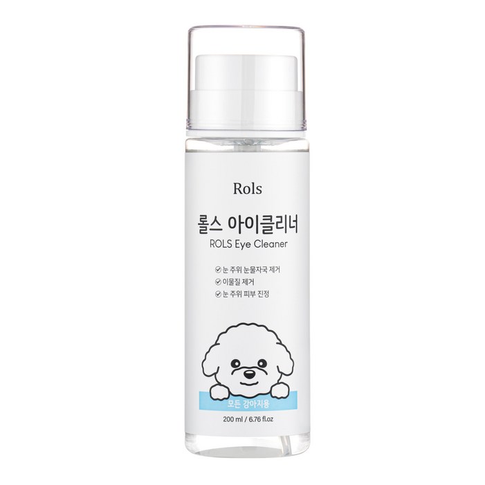 롤스 강아지눈물자국 아이클리너 200ml, 1개, 200ml