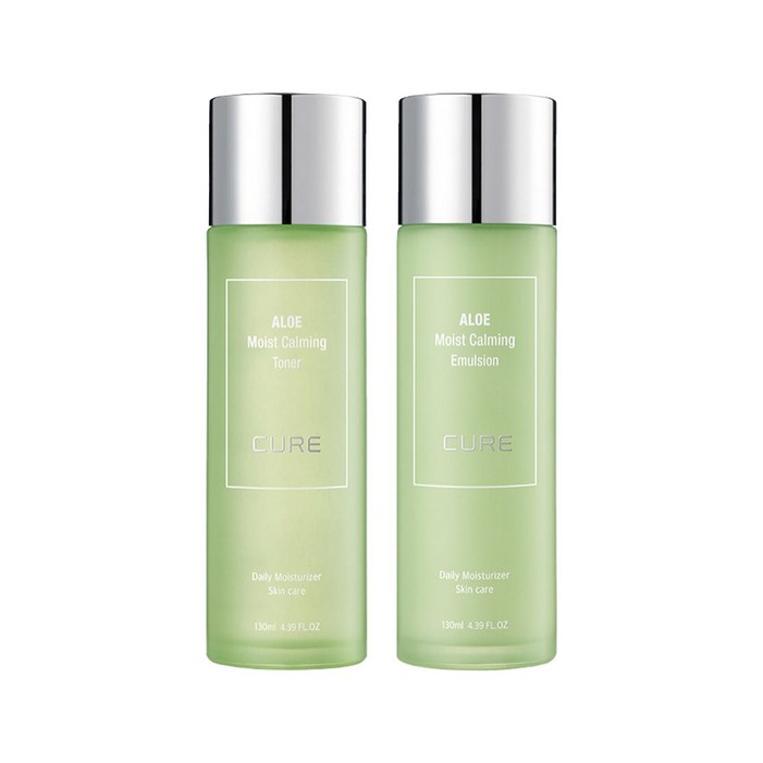 김정문알로에 큐어 모이스트 카밍 토너130ml에멀젼130ml