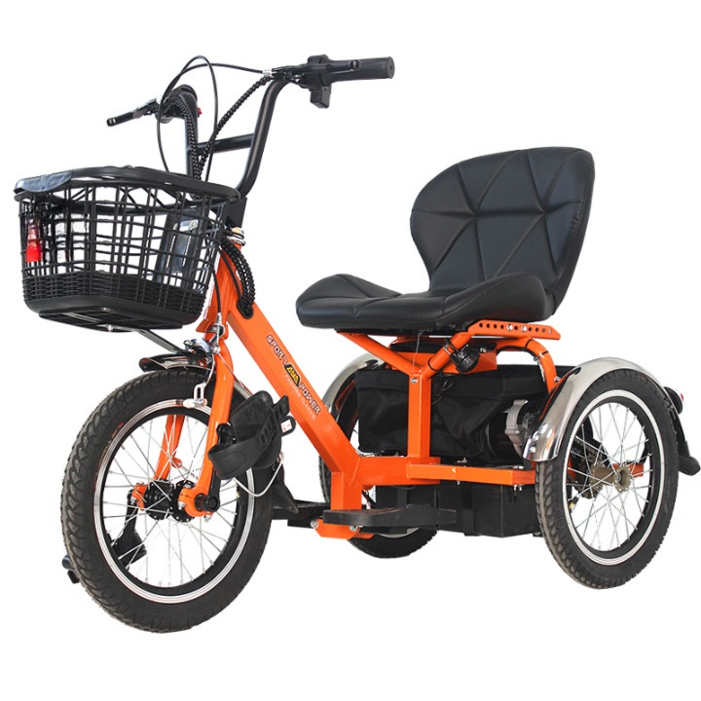 몽시클 삼륜 전기자전거 삼발이 세발 전동 자전거 면허필요없는 노인 파스 페달 효도 선물 배터리탈부착