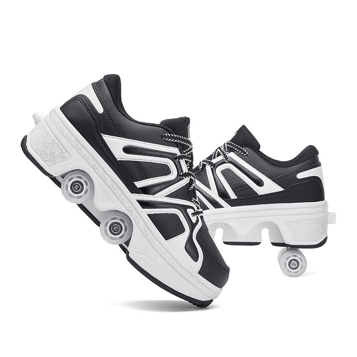 4륜 스케이트, 컬러풀한 LED 조명, 복열 스케이트, 접이식 변형 바퀴, 남녀공용 운동화, 탈부착 스케이트, 인라인 스케이트