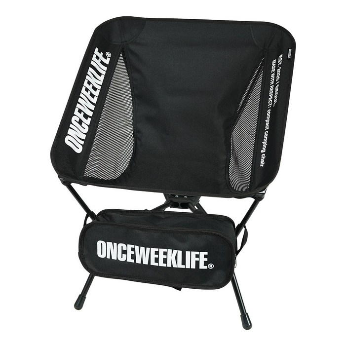 원스위크라이프 접이식 백패킹 경량스틸 캠핑 체어