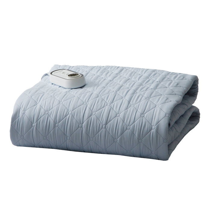 국산 전자파안심 전기담요 전기장판 전기요 원적외선 1인용 2인용 전기매트, 소프트블루