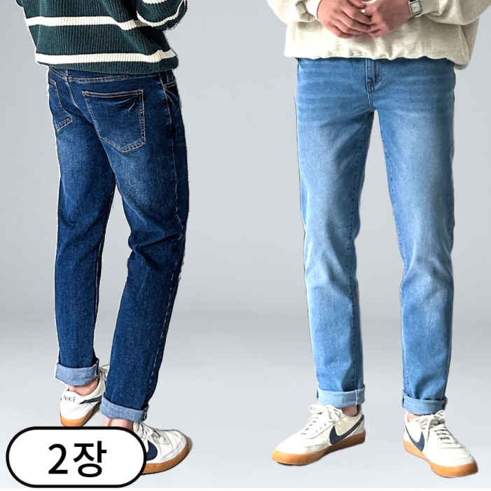 11 남성용 스판 히든밴딩 청바지 빅사이즈 35622