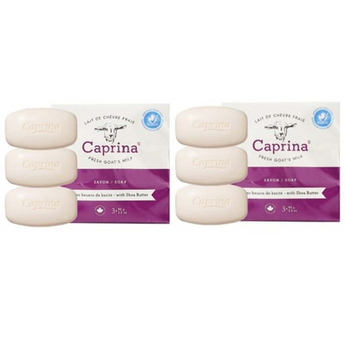 카프리나 비누 시어버터, 90g, 6개입