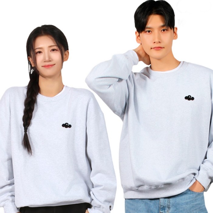 마이폴 유니크 오버핏 맨투맨 빅사이즈 커플