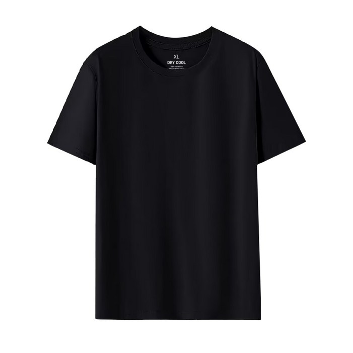 어니우니 남녀공용 기능성 쿨론 라운드 무지 반팔 티셔츠 3장 세트