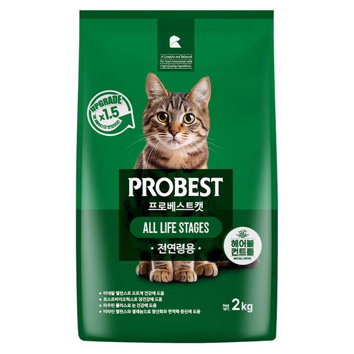 프로베스트 고양이 그린 전연령 기능성 사료 프로베스트 고양이 그린 전연령 기능성 사료