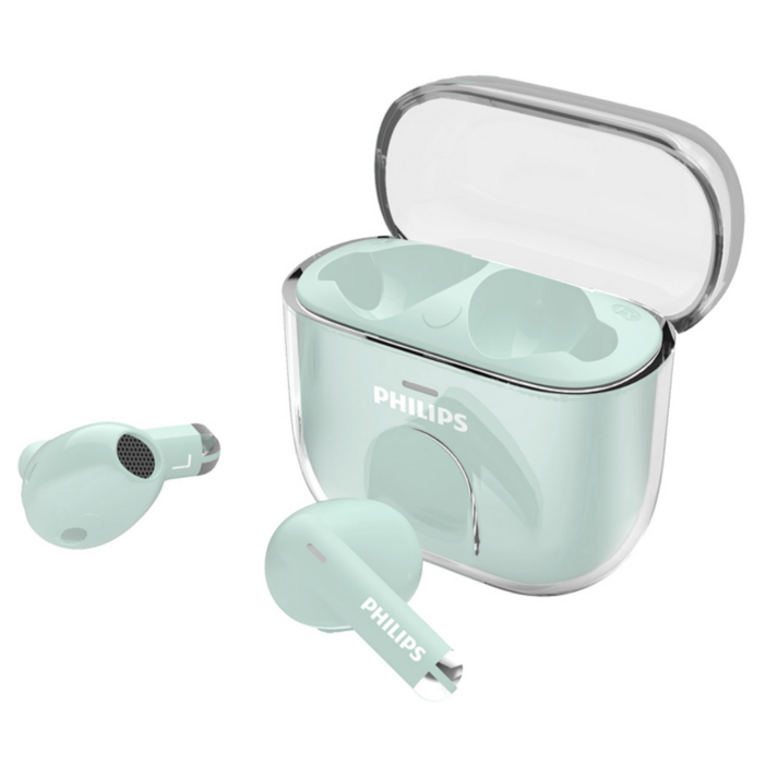 필립스 노이즈캔슬링 오픈형 무선 블루투스 이어폰, TAT1158, 그린