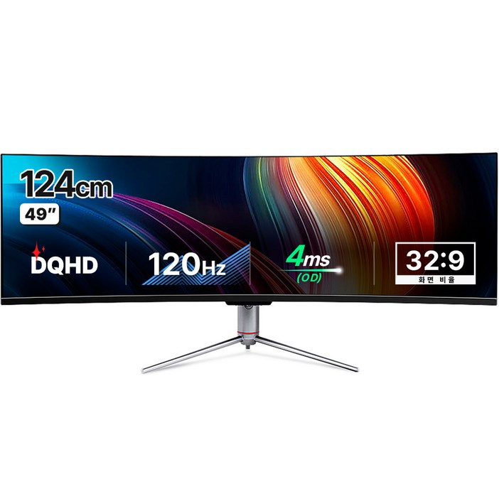 한성컴퓨터 DQHD 울트라와이드 리얼 120 모니터 TFG49Q12UW