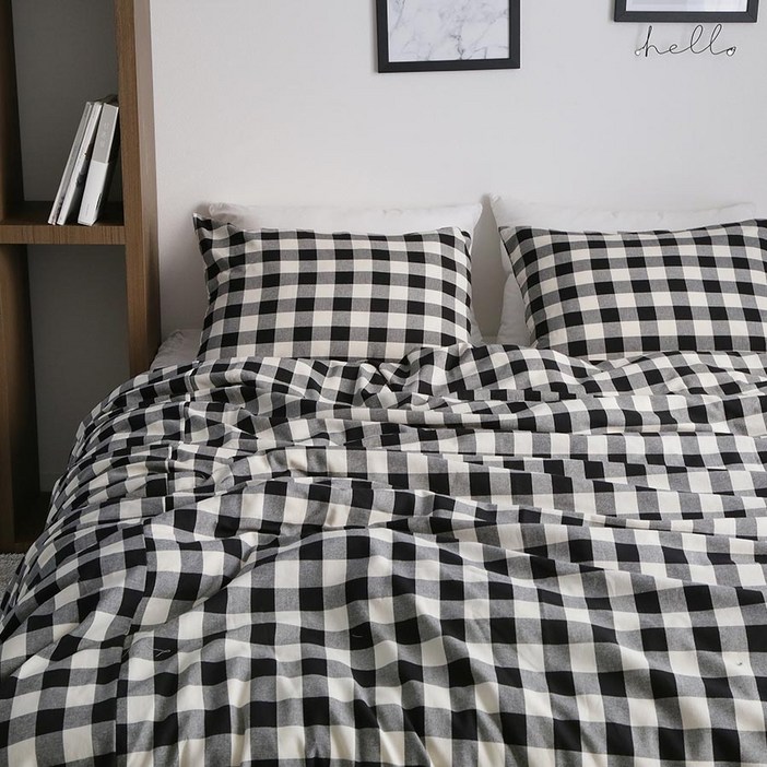 까사베르데 레귤러 체크 이불커버