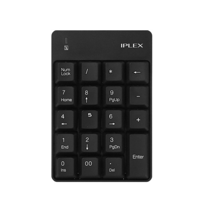 IPLEX 미니숫자 유선 키패드, 블랙, NKB100