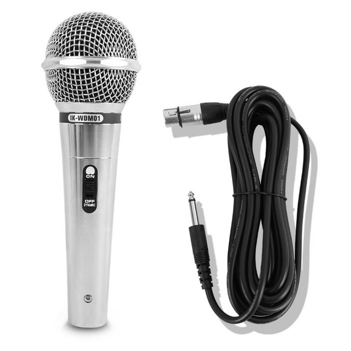 인켈 유선 고성능 다이나믹 마이크  연결 케이블 5m