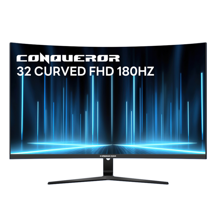 빅트랙 컨커러 80cm FHD 1500R 180Hz 1ms 커브드 게이밍 모니터 32CM18001 일반