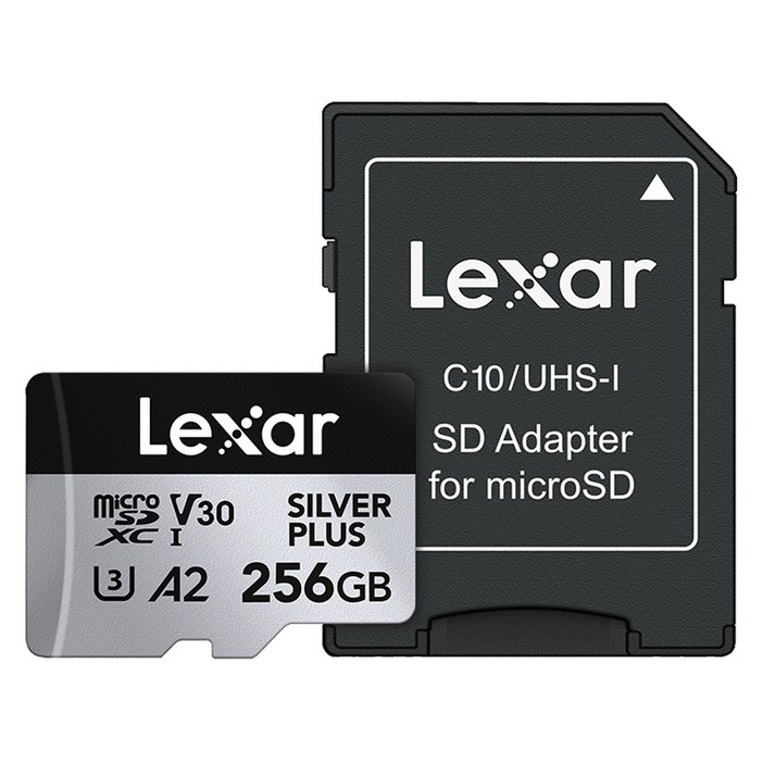 렉사 Professional Silver PLUS 마이크로SD 메모리카드, 256GB, 1개