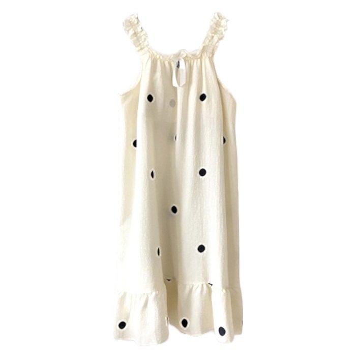 메이크마인 여성용 골프 탈부착 가슴패드형 프리미엄 샤워가운 55 x 80 cm, 도트, 1개