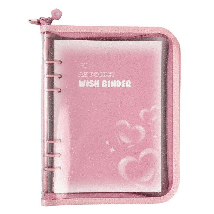 리코즈 A5 위시바인더 커버 다이어리 6공